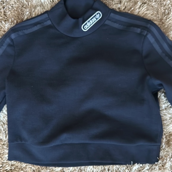 Adidas 2pc navy knit jogger set - Picture 2 of 5